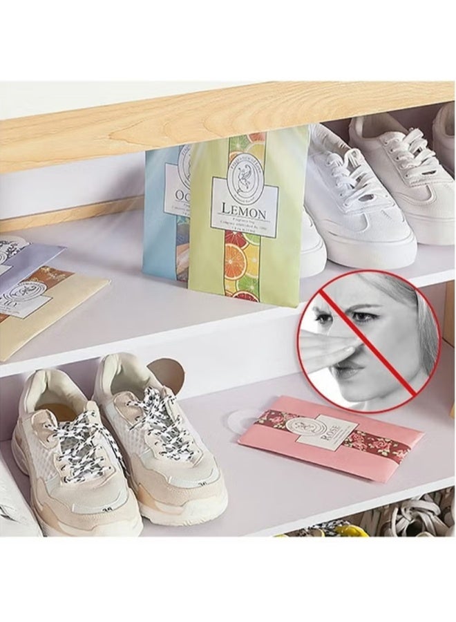 واي جيه كيس معطر 12 قطعة أكياس كيس عطرية خزانة ملابس معطرات أدراج معطرات طويلة الأمد للأدراج خزائن خزائن الحمامات السيارات - Image 3