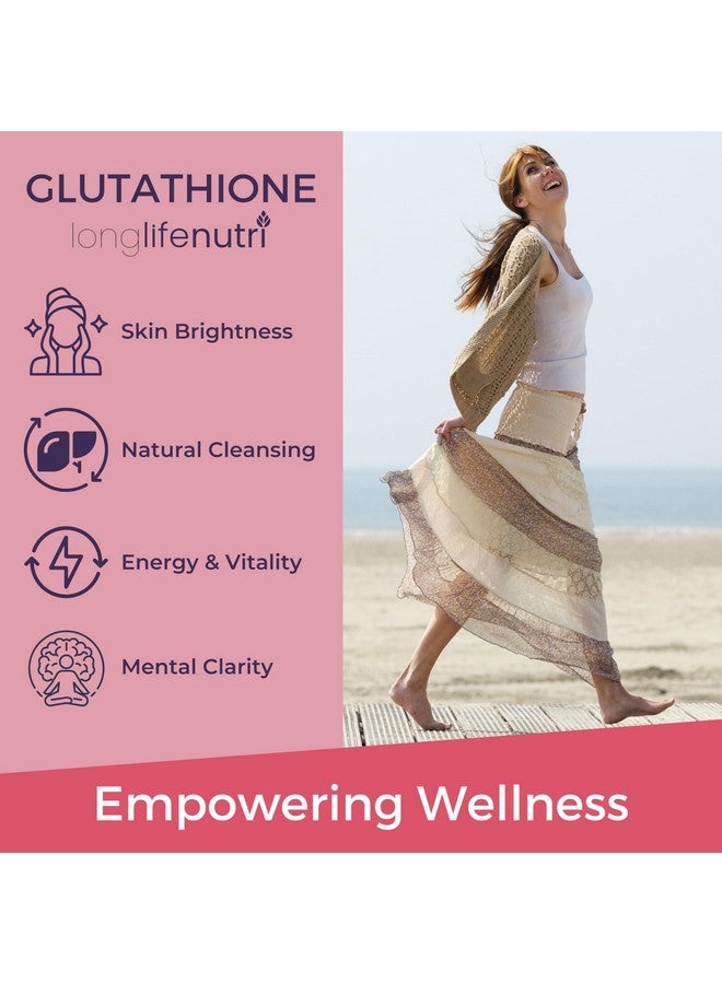 LongLifeNutri Reduced Glutathione 500mg - with White Milk Thistle and Alpha Lipoic Acid, 180 Vegetarian Capsules, Natural Antioxidant, 3-Month Supply, GMP Certified, Made in USA - Image 4