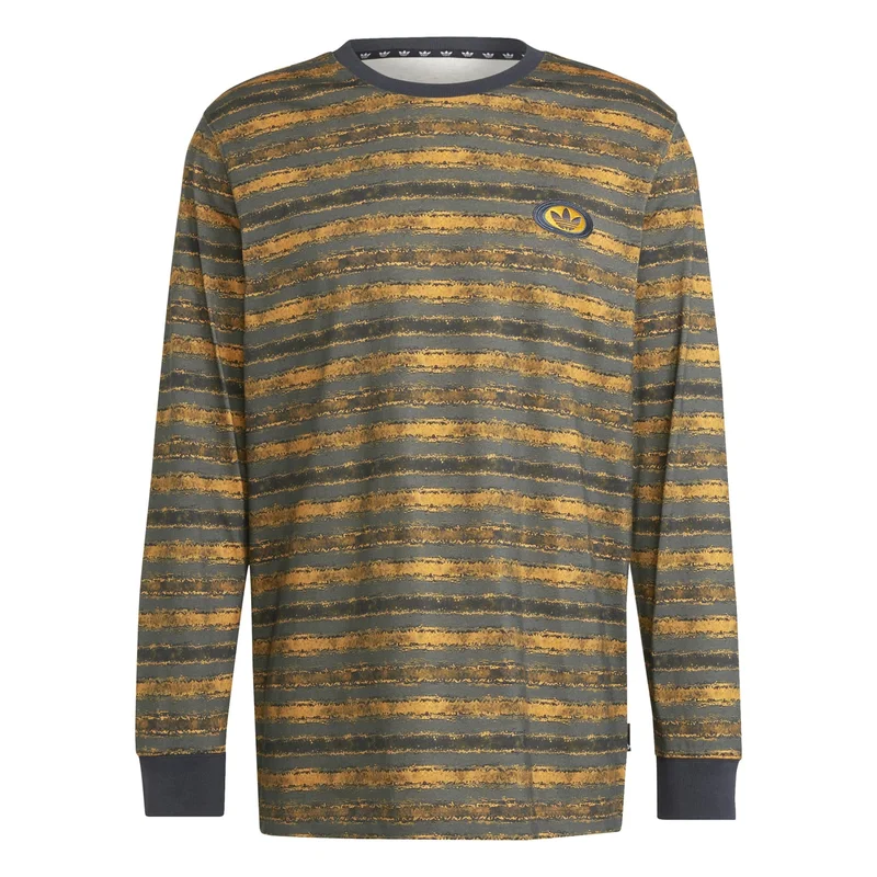 Adidas adidas LS STRIPE TEE Blue Originals Men T-SHIRTS