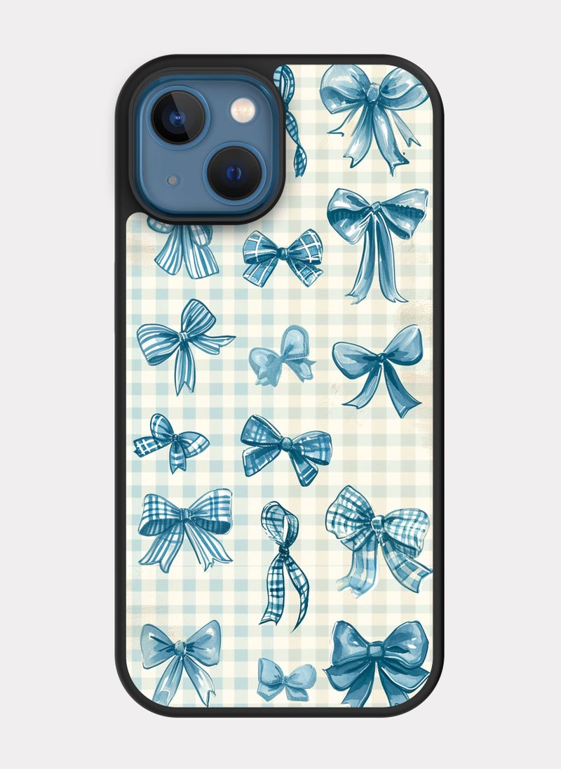 PXLAAT iPhone 13 case cover Bow Pattern - Image 1