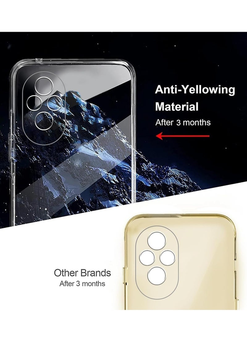ماركة غير محددة - حافظة متوافقة مع حافظة Honor 200 Pro 5G حافظة من جل TPU الناعم والشفاف والسيليكون المرن المضاد للخدش لحماية الكاميرا غطاء شفاف من مادة TPU - شفاف - Image 1