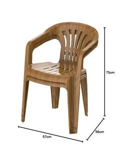 Cosmoplast Set of 2 Duchess Chair (Sandalwood)  - Image 2