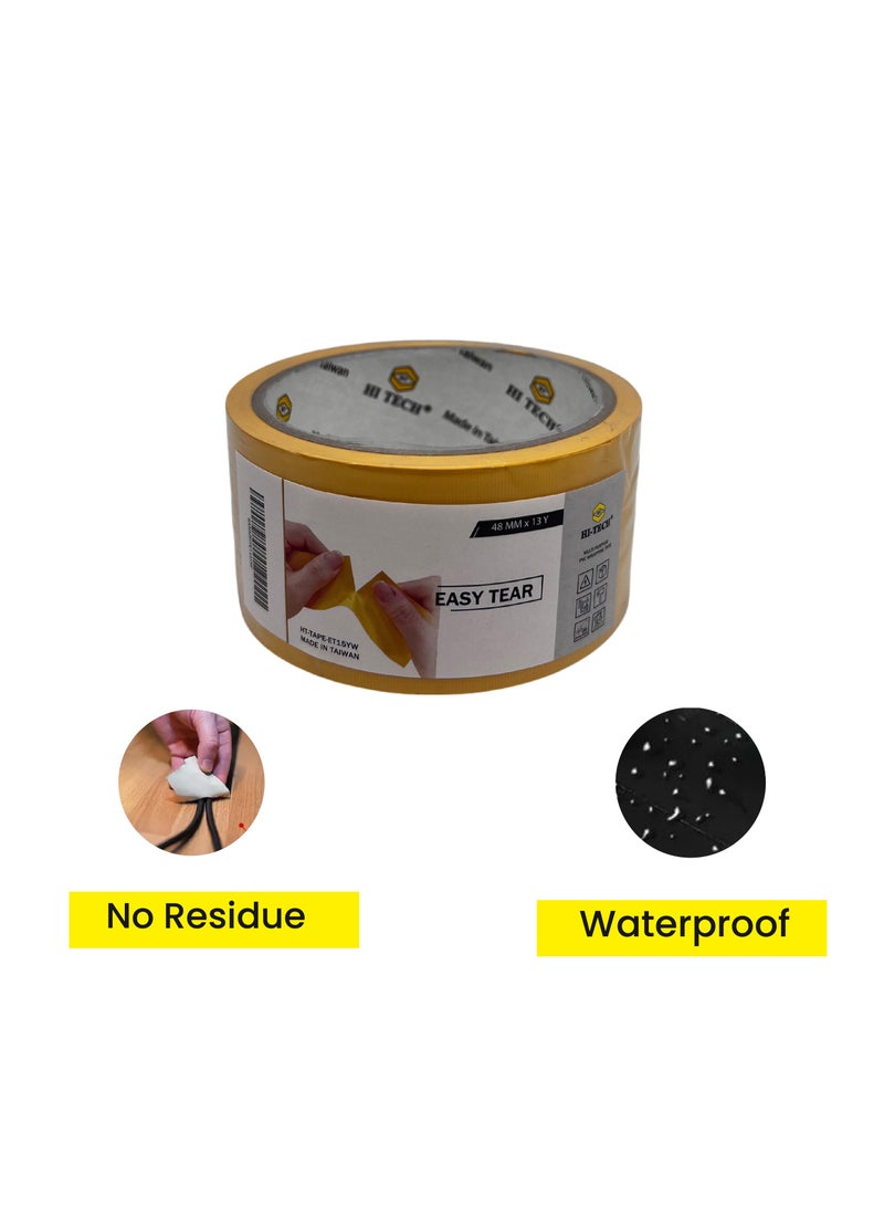 هاي-تيك أشرطة HI-TECH سهلة التمزيق - أشرطة لاصقة شديدة التحمل، خالية من الرواسب، متعددة الأغراض للاستخدام المكتبي والمنزلي. - Image 4