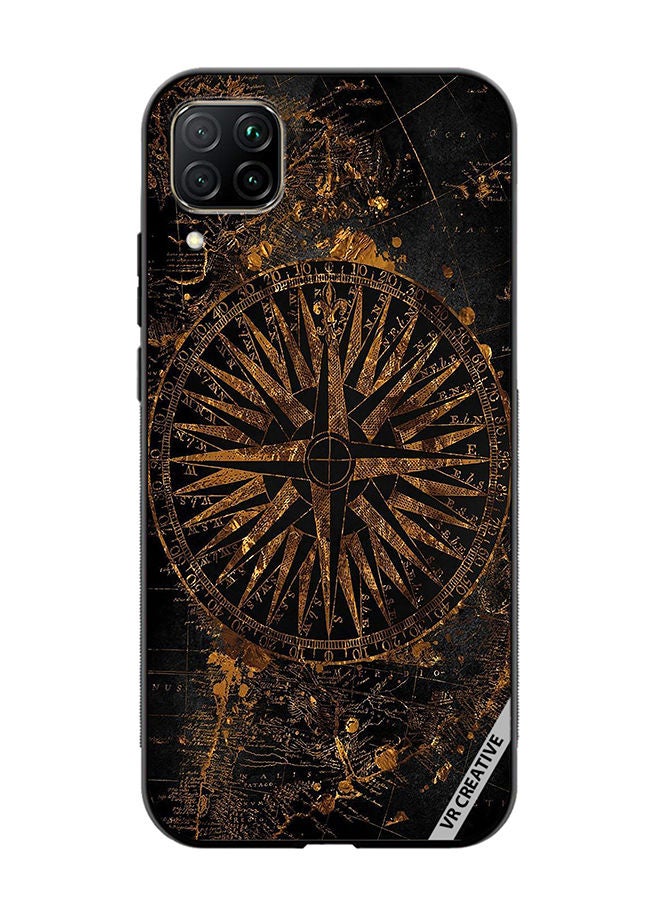 VR CREATIVE Protective Case Cover For Huawei Nova 7i/P40 Lite Brown Shield Design Multicolour - Image 1