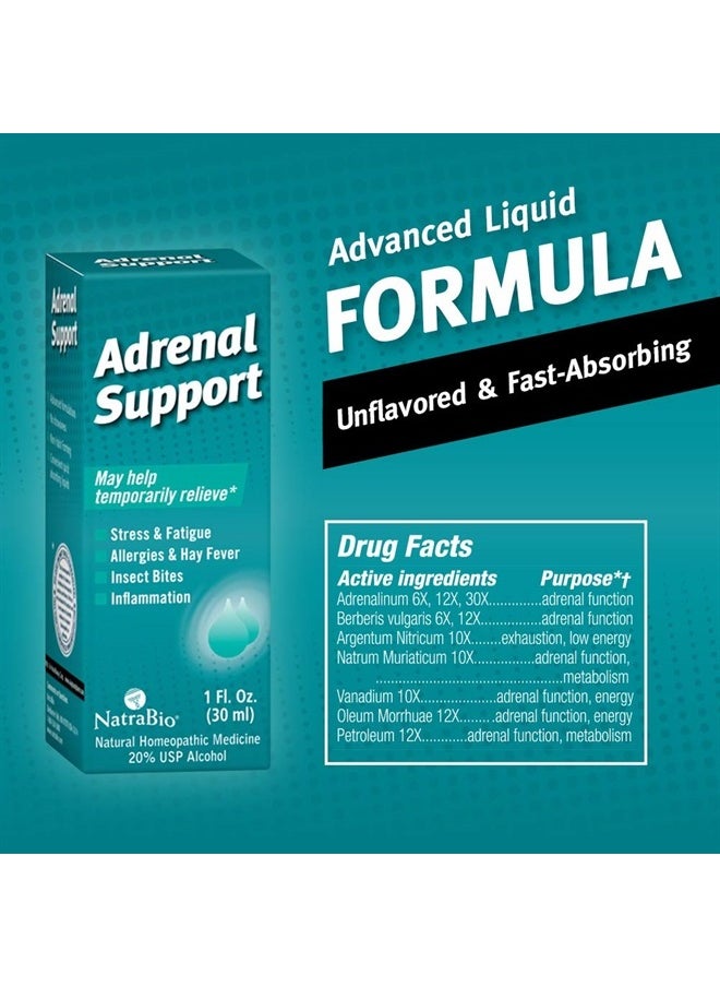Natra-Bio Adrenal Support 1 Ounces  - Image 2