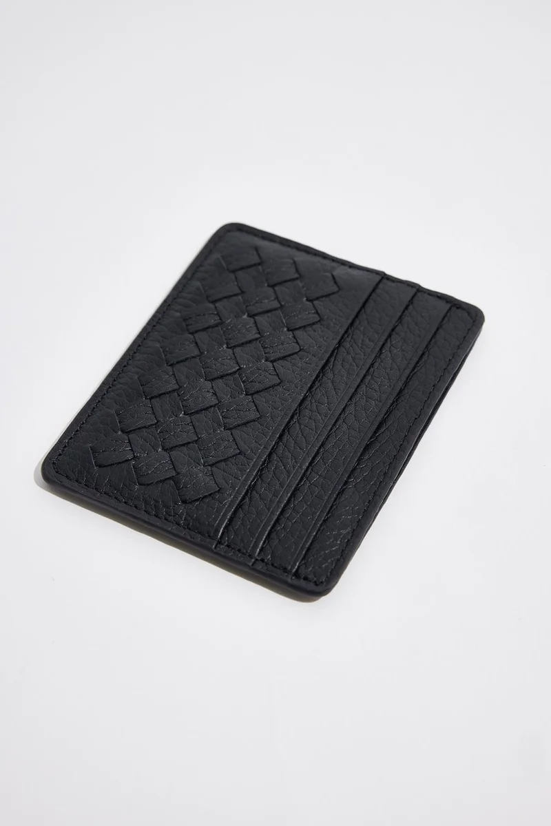 Tudors Leather Men's Black Wallet