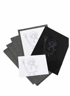 Excefore 100 Sheets Black Carbon Copy Paper for Hand Typewriters and Word Processors A4  - Image 3