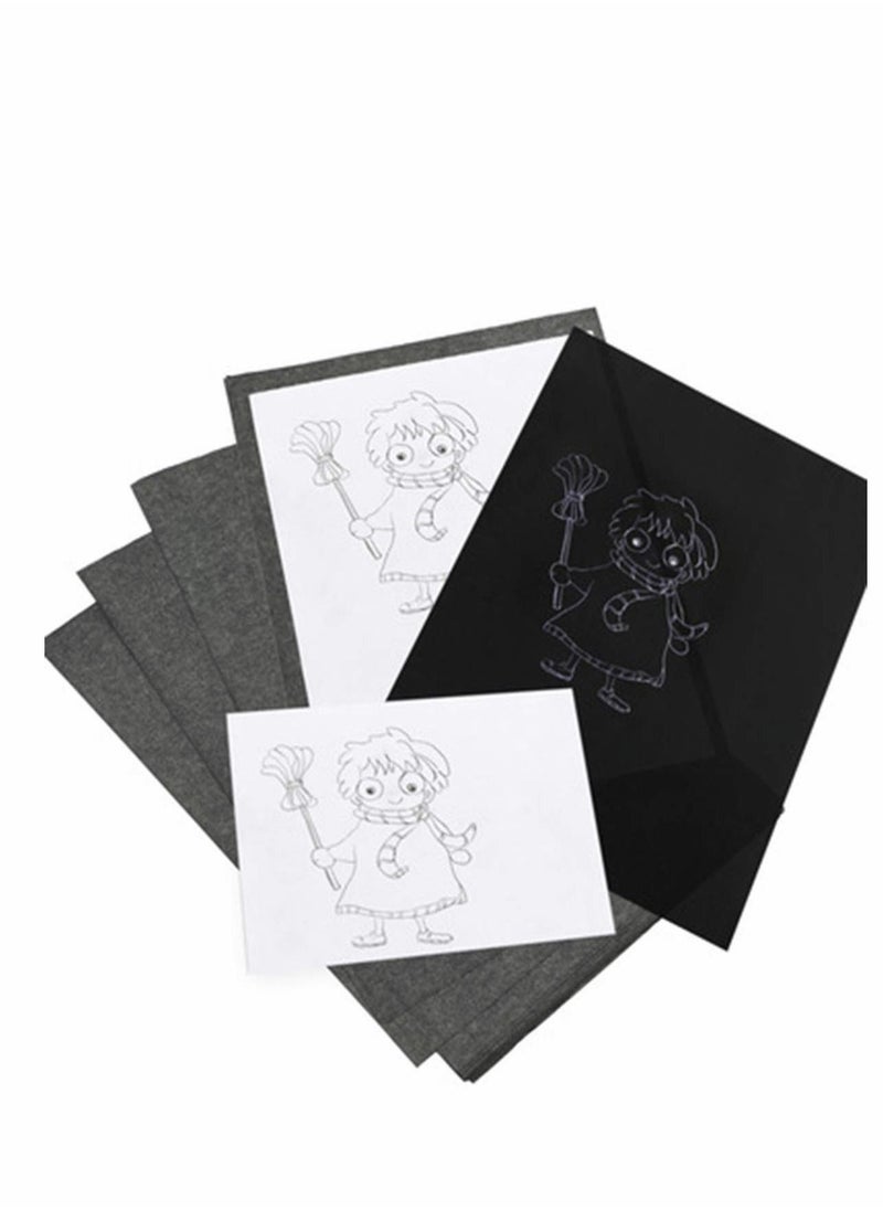 Excefore 100 Sheets Black Carbon Copy Paper for Hand Typewriters and Word Processors A4  - Image 3