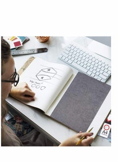 Excefore 100 Sheets Black Carbon Copy Paper for Hand Typewriters and Word Processors A4  - Image 2