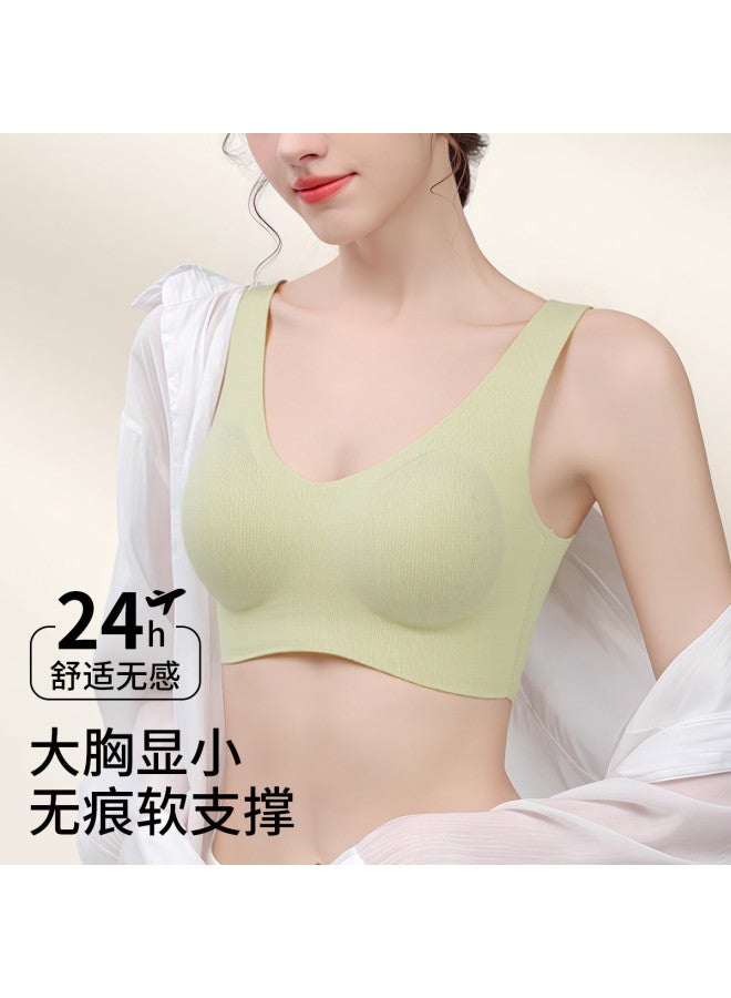 Fenton summer Lightweight Liquid Foundation Tone Wireless Bra For Women - Image 2