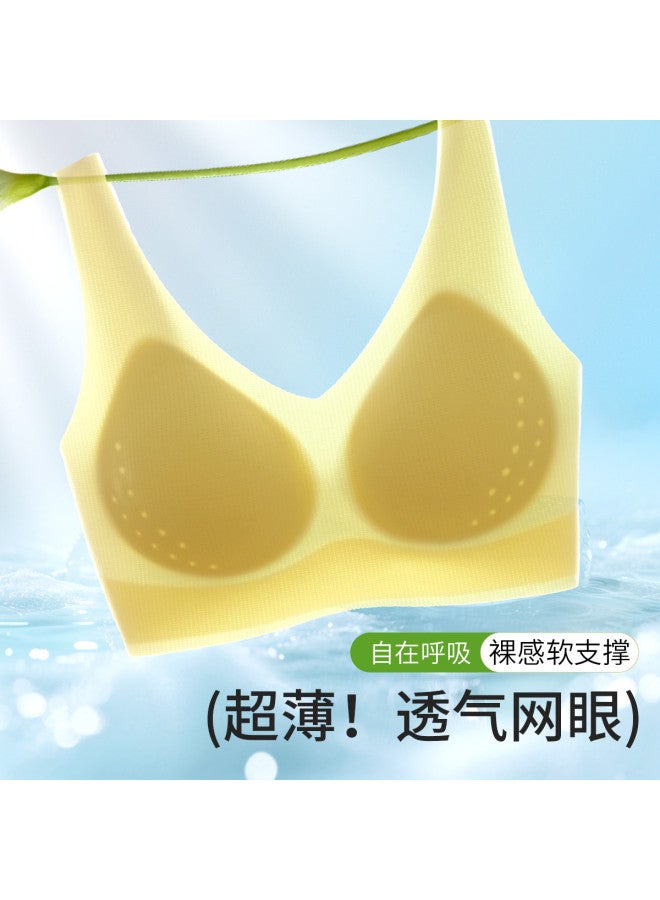 Fenton summer Lightweight Liquid Foundation Tone Wireless Bra For Women - Image 4