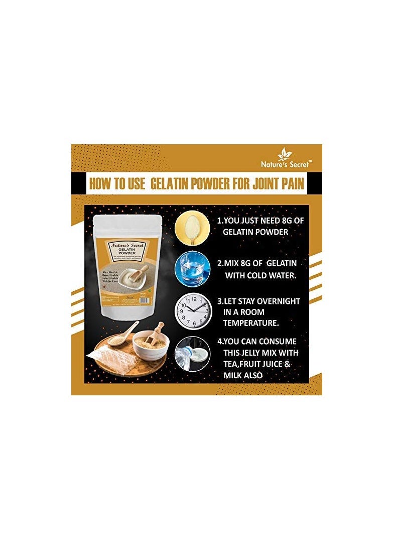 Nature's Secret Nature's Secret Gelatin Powder For Face Mask Hair Removal, Yellow, 10g  - Image 5