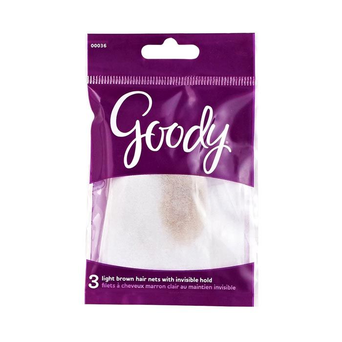 Goody Styling Essentials Hair Net Light Brown 3 Count