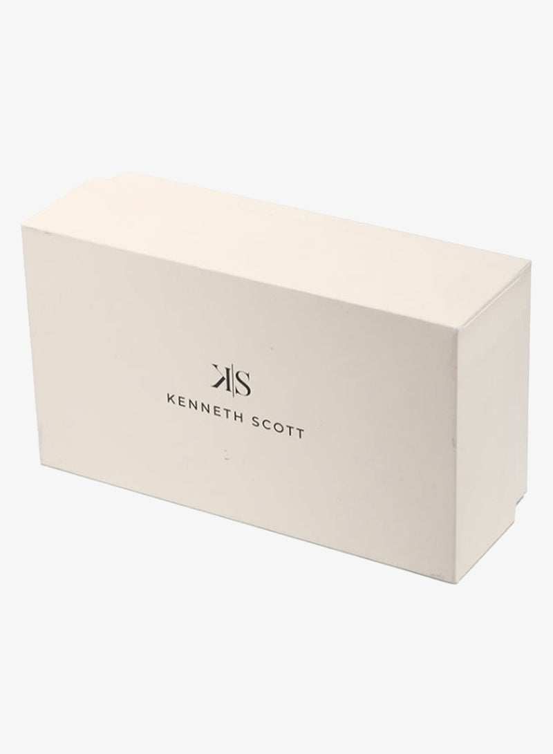 KENNETH SCOTT ساعة يد نسائية من الفولاذ المقاوم للصدأ بتصميم تناظري K23507-RBKS - 28 مم - Image 4