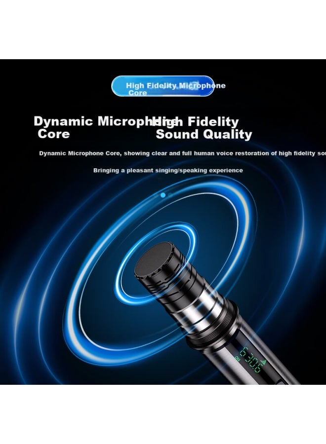 Sast Ok-155 Rechargeable Wireless Microphone Uhf Range For Home Ktv Singing, Stage Hosting, Metal Tube Body Microphone With Anti-howling And Long Battery Life, Dual-channel Universal Microphone - Image 2