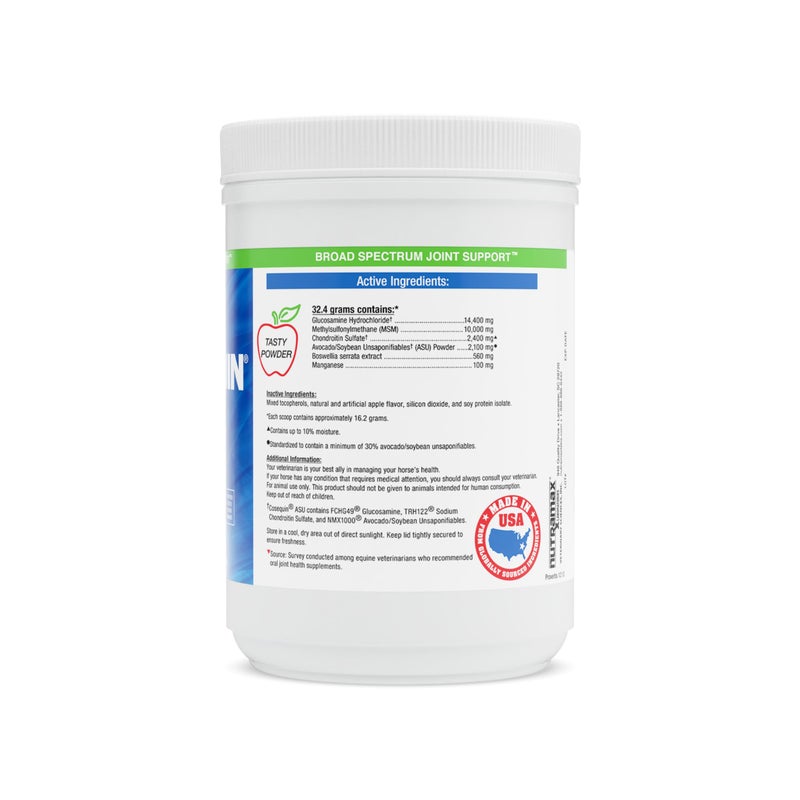 COSEQUIN Nutramax Cosequin ASU Joint Health Supplement for Horses - Powder with Glucosamine, Chondroitin, ASU, and MSM, 500 Grams - Image 2