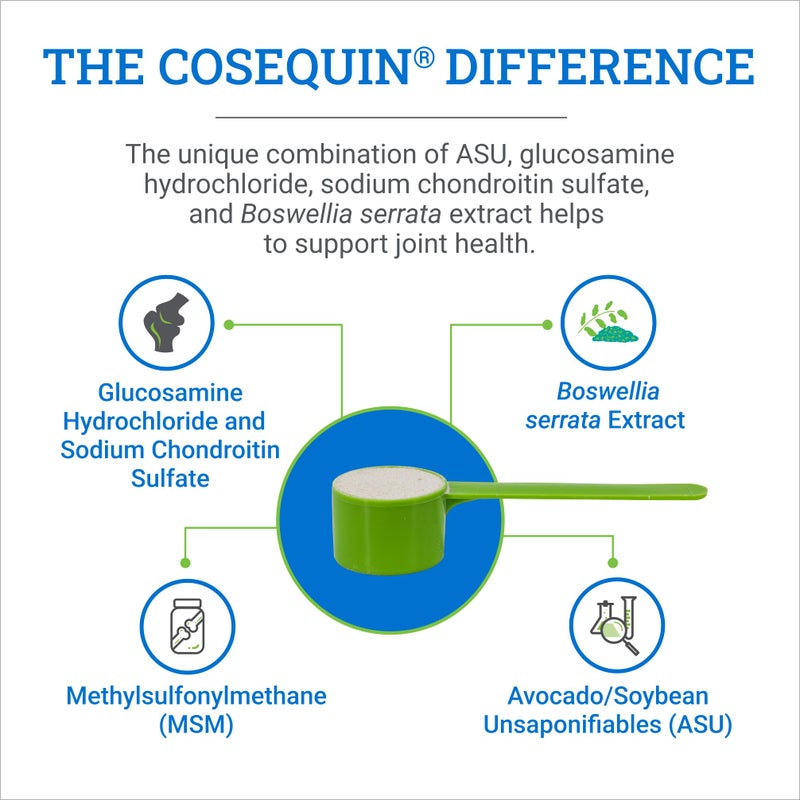 COSEQUIN Nutramax Cosequin ASU Joint Health Supplement for Horses - Powder with Glucosamine, Chondroitin, ASU, and MSM, 500 Grams - Image 5