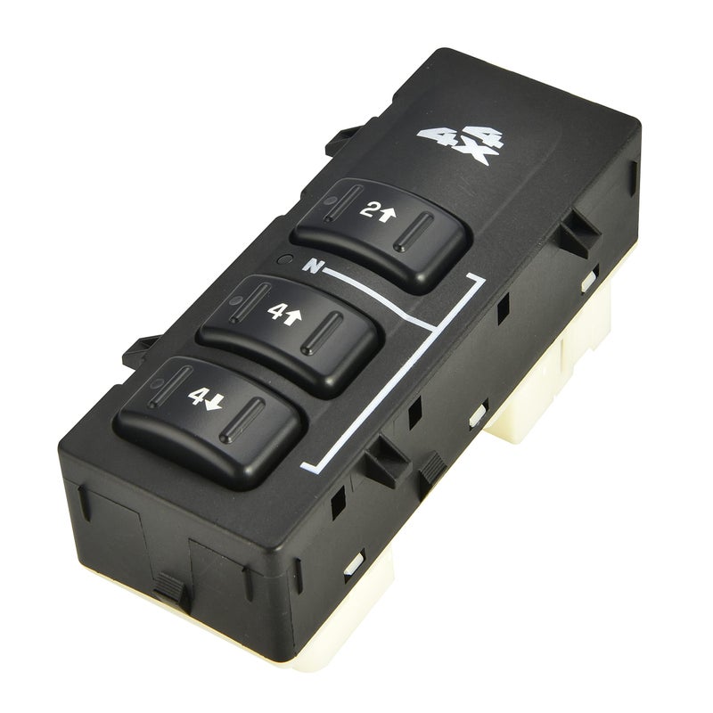 RLP 4WD Wheel Drive Switch 4x4 Selector Switch Compatible with 2003-2007 Chevy Avalanche Silverado Suburban Tahoe GMC Sierra Yukon Replacement for 19259312 15164519 15136040 with No Auto 4X4 Button - Image 1