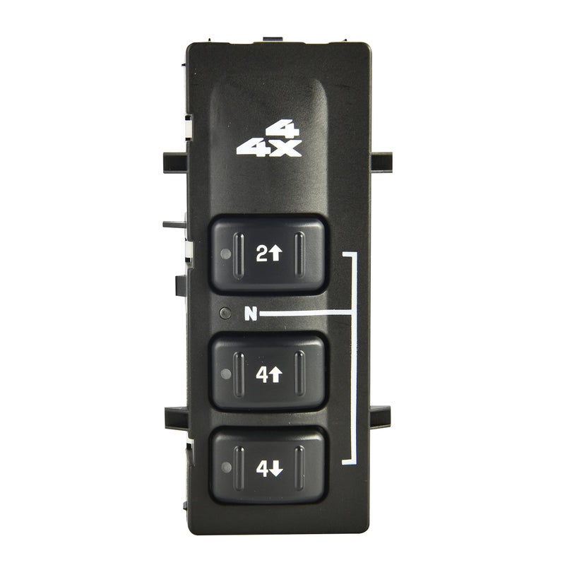 RLP 4WD Wheel Drive Switch 4x4 Selector Switch Compatible with 2003-2007 Chevy Avalanche Silverado Suburban Tahoe GMC Sierra Yukon Replacement for 19259312 15164519 15136040 with No Auto 4X4 Button - Image 2
