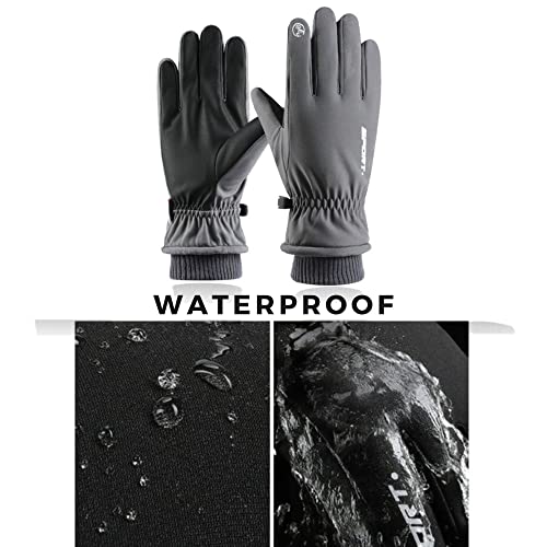 FabSeasons Unisex Warm Winter Gloves, Water Resistant, Mobile Touchscreen enabled, windproof for hiking, driving, running & outdoors, Nylon - Image 2