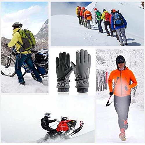 FabSeasons Unisex Warm Winter Gloves, Water Resistant, Mobile Touchscreen enabled, windproof for hiking, driving, running & outdoors, Nylon - Image 3