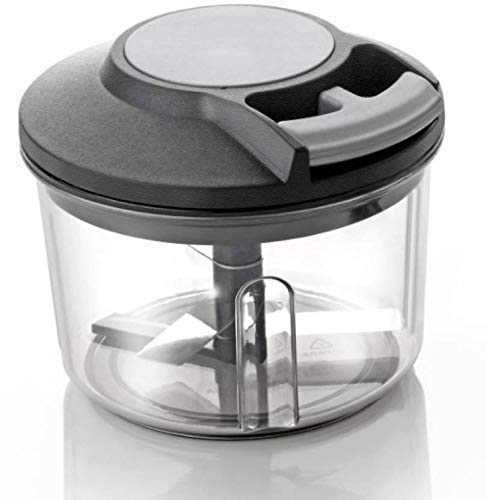 H K J HouseNew Handy Chopper Vegetable Fruit Cutter Special Cutter for Onion Chopper with 3 Steel Blade and Pull Cord Technology Multi 650 ML  - Image 2