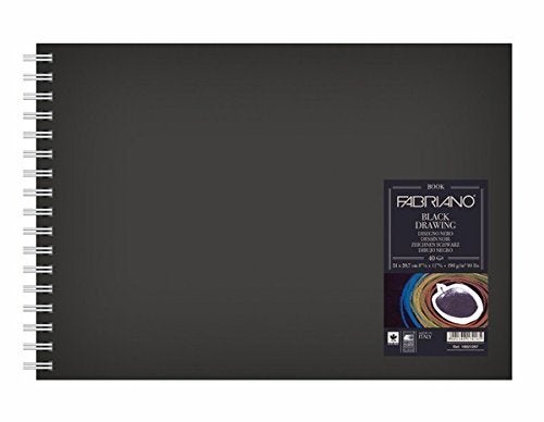 BRUSTRO Artists Soft Pastels Set of 48 with Fabriano Black Drawing Book A4 - Image 3