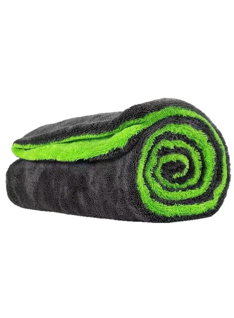 عام **فوطة سيارة مزدوجة الجوانب - سميكة وفائقة الامتصاص، مثالية لغسيل وتنظيف السيارات** - Image 1