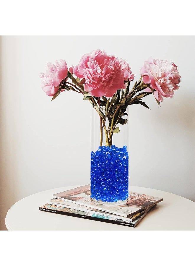 Super Z Outlet Acrylic Color Faux Round Diamond Crystals Treasure Gems for Table Scatters Vase Fillers Event Wedding Arts  Crafts 1 Pound 240 Pieces Royal Blue - Image 3