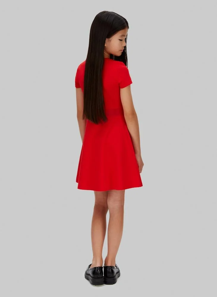 Calvin Klein Jeans Youth Logo Mini Fit & Flare Dress