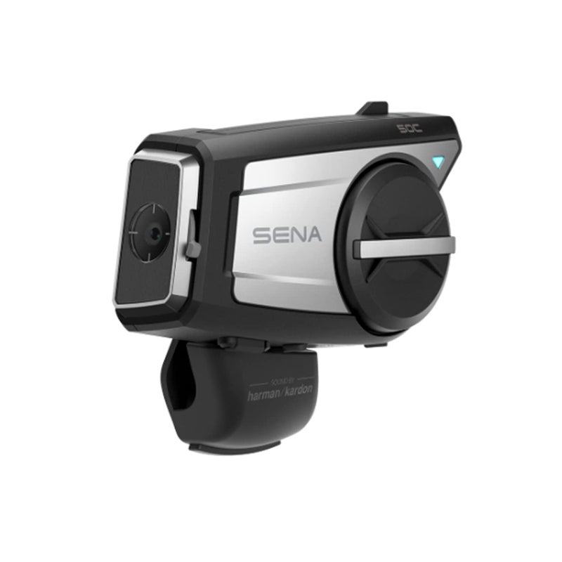 Sena 50C Motorcycle Communication & 4K Camera System with Sound by Harman Kardon Integrated Mesh Communication Headset with Premium Microphone & Speakers,Black - Image 5