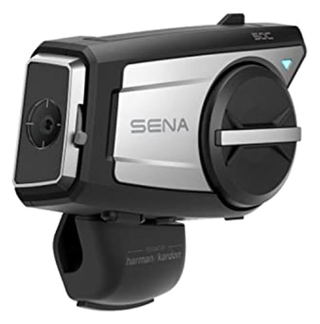 Sena 50C Motorcycle Communication & 4K Camera System with Sound by Harman Kardon Integrated Mesh Communication Headset with Premium Microphone & Speakers,Black - Image 1
