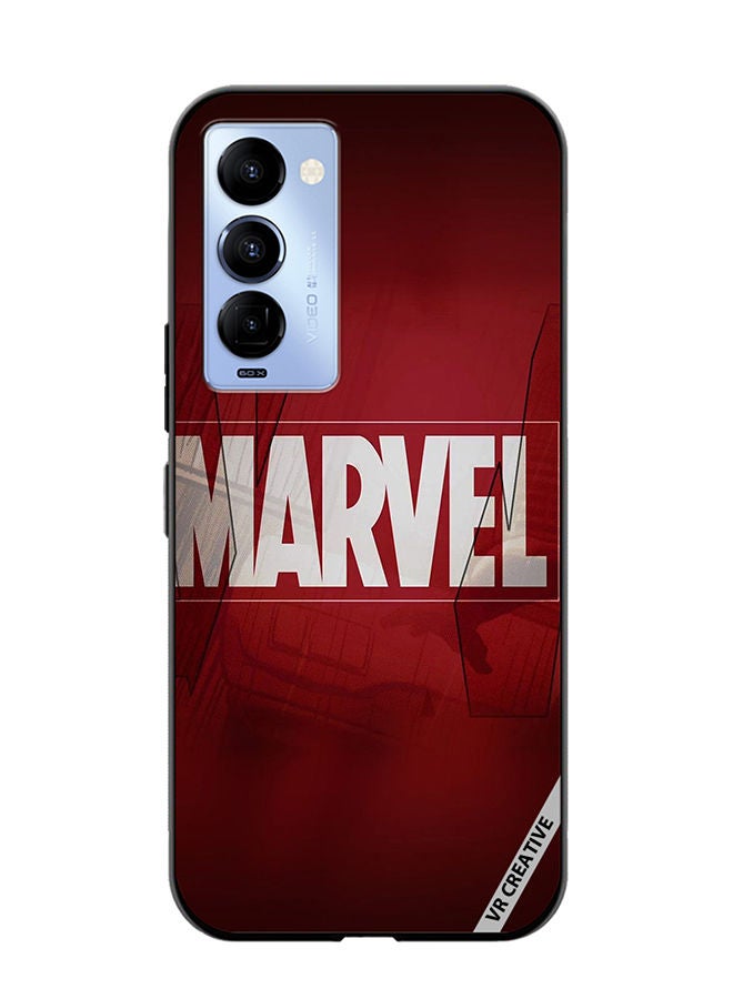 VR CREATIVE Protective Case Cover For Tecno Camon 18/18 P Marvel Design Multicolour - Image 1