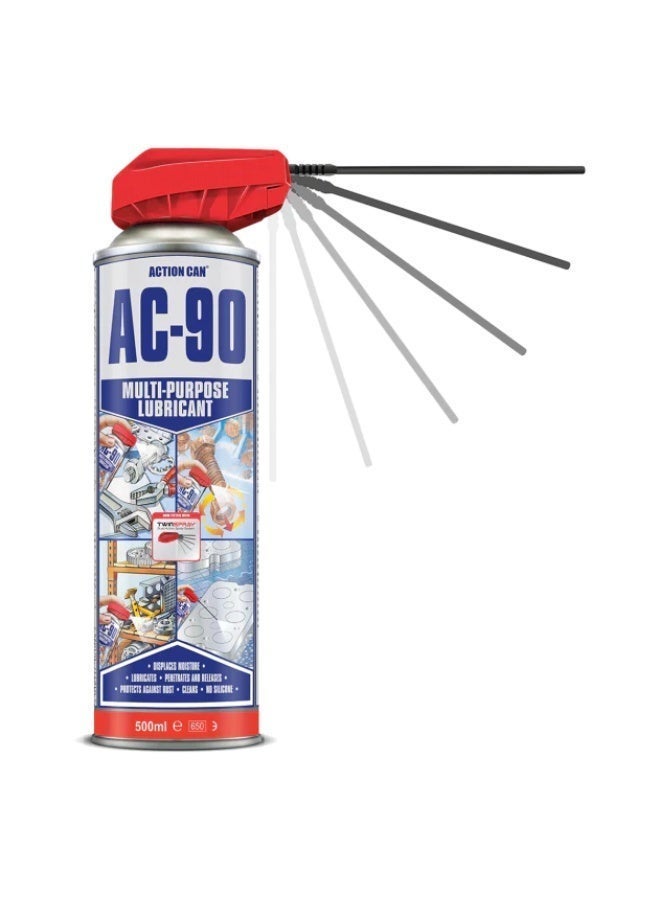 ®ACTION CAN AC-90 Multi-purpose Lubricant - Rust remover 500ML - Image 2