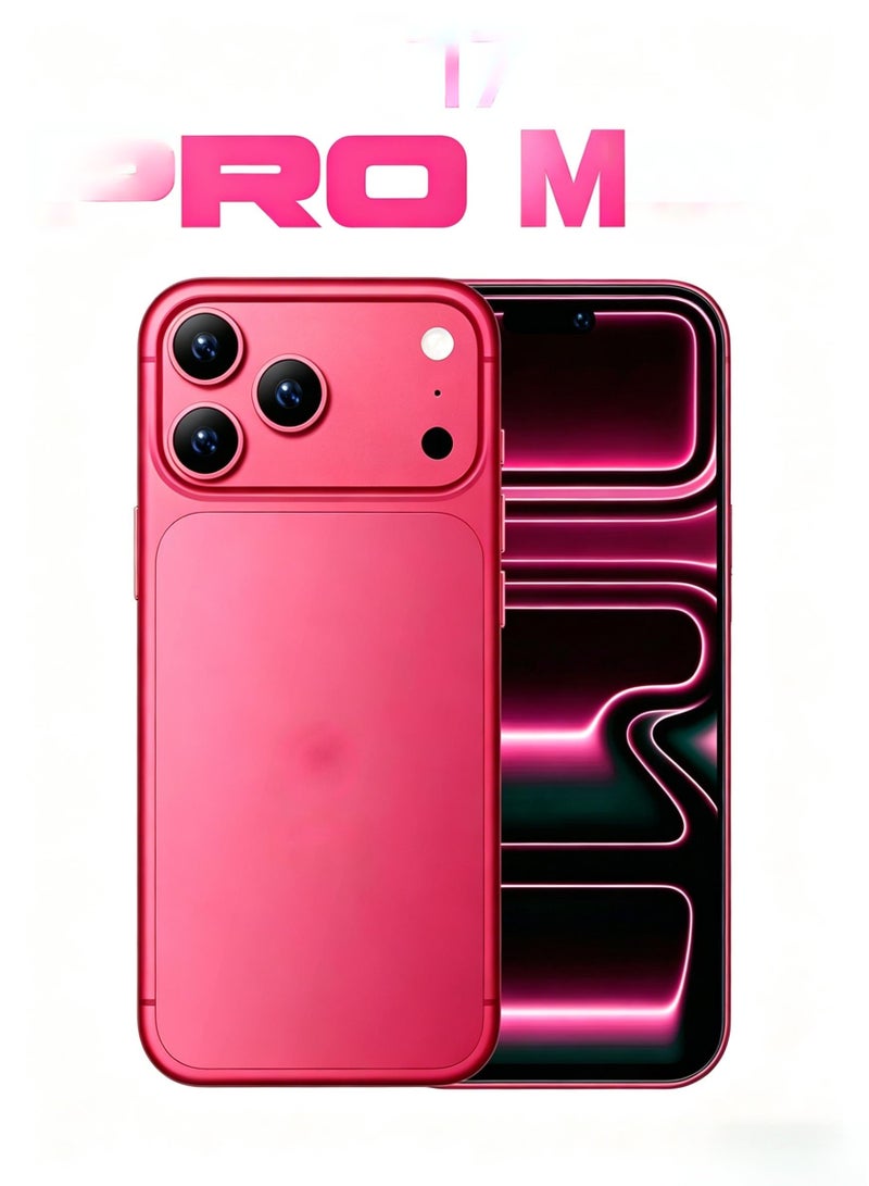 CCIT T17 Pro Max Smartphone, 7.2" FullHD Super LCD, 16GB RAM (8+8), 512GB Storage, 6000mAh Battery, Android 15, 4G LTE--Bordeaux Red - Image 1