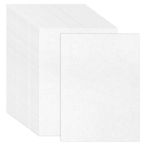 Prudiut 30 Pieces Shrink Plastic Sheets, Shrink Paper Shrink Art Paper for Crafts DIY Keychain Making(7.9 X 5.7 inch) - Image 1