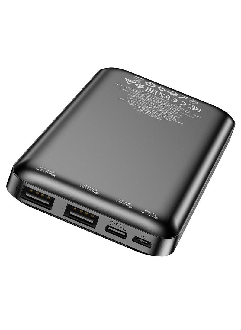 BOROFONE - BOROFONE BJ27 Pindar, power bank 10000mAh, USB-C + Micro-USB input, dual USB 5V / 2.1A output, LED indicator. - Image 1