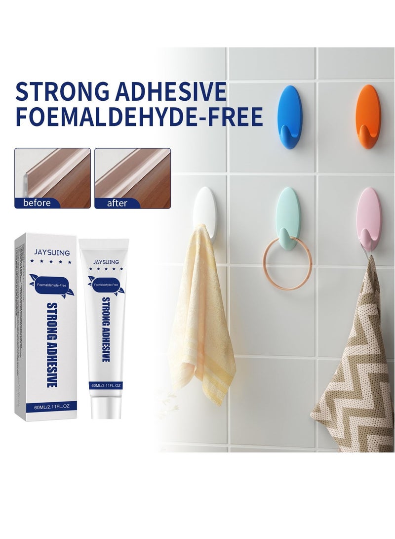 Excefore Nail Free Strong Glue, 2 Pcs All-Purpose Glue, Multipurpose Nailless Super Glue, Waterproof and Moisture-Proof,Suitable for Metal Ceramic Glass and Plastic Muzhipin  - Image 5