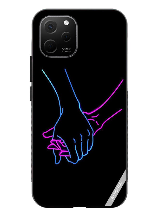 VR CREATIVE Protective Case Cover For Huawei Nova Y61 Hands Design Multicolour - Image 1