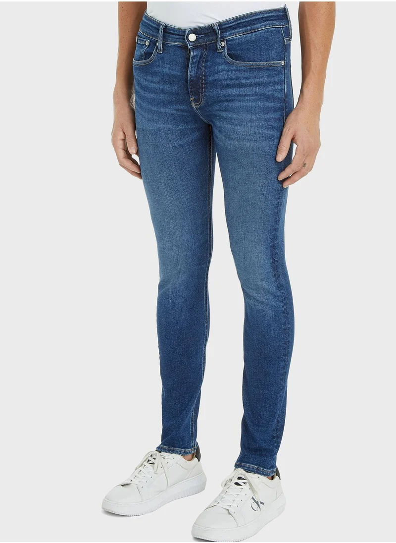 Calvin Klein Jeans Mid Wash Skinny Fit Jeans