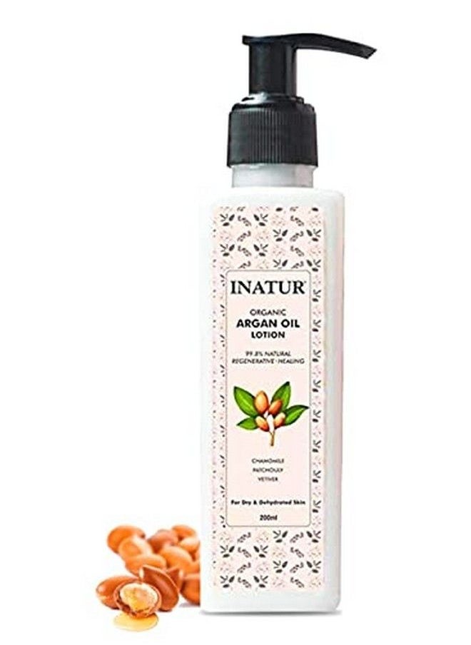 INATUR Argan Lotion | Moroccan Argan Oil | For Dry Skin |100% Natural | 200 Ml | N | With Organic Butters And Oils | Rich Creamy Texture | Moisturises Dry Skin | Nonsticky | Hydrating And Rejuvenating  - Image 2