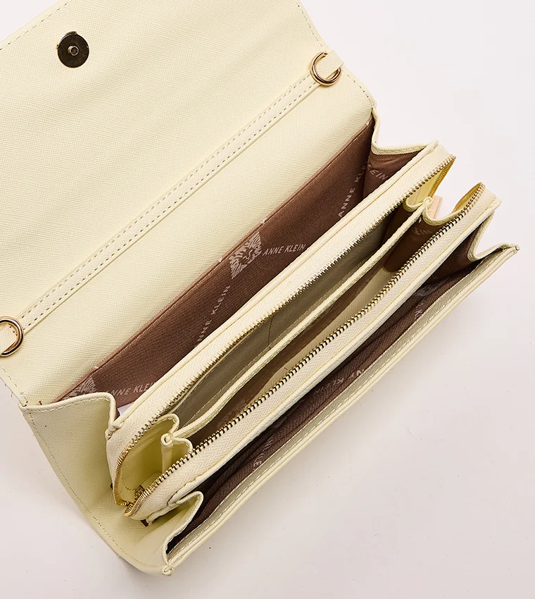 Anne Klein  Anne Klein Textured Flap Crossbody Bag for Women | Best Price UAE