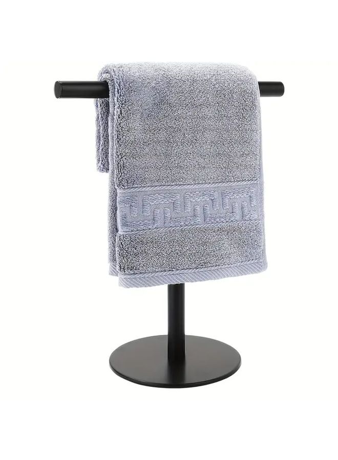 1 Stainless Steel Freestanding Hand Towel Rack With Heavy Duty Base JJ938 A2 For Bathroom Kitchen Countertop Contemporary Towel Holder Modern Durable Construction - Image 1