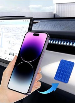 LEEKA 6 Piece Double Sided Silicone Suction Phone Mount Set – Premium Non Slip Hands Free Holder for Secure and Stable Selfies, Video Calls, and Comfortable Viewing on Any Surface Home and Travel Pad  - Image 2
