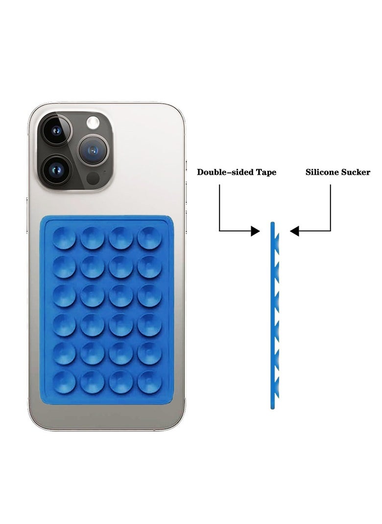 LEEKA - 6 Piece Double Sided Silicone Suction Phone Mount Set – Premium Non Slip Hands Free Holder for Secure and Stable Selfies, Video Calls, and Comfortable Viewing on Any Surface Home and Travel Pad - Image 1