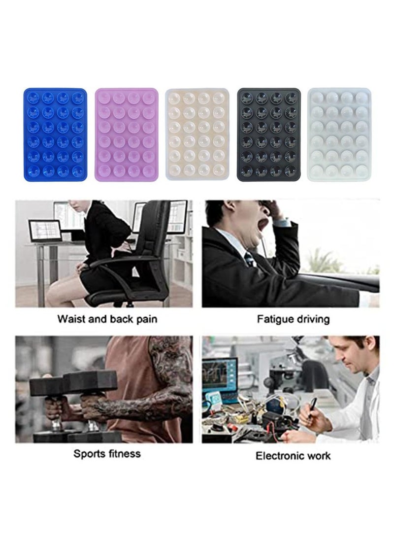 LEEKA - 6 Piece Double Sided Silicone Suction Phone Mount Set – Premium Non Slip Hands Free Holder for Secure and Stable Selfies, Video Calls, and Comfortable Viewing on Any Surface Home and Travel Pad - Image 1