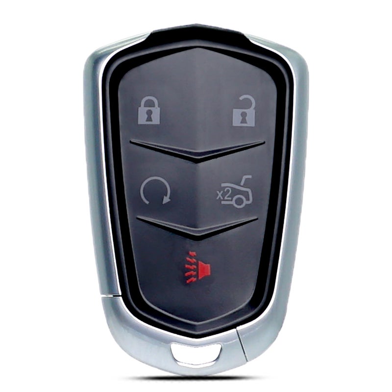غطاء مفتاح بديل SUPALAND يناسب كاديلاك ATS ATSv CTS CT6 XTS XT5 XT4 XT6 SRX 2014 2015 2016 2017 2018 2019 2020 2021 للتحكم عن بعد بدون مفتاح 5 أزرار غطاء لوحة