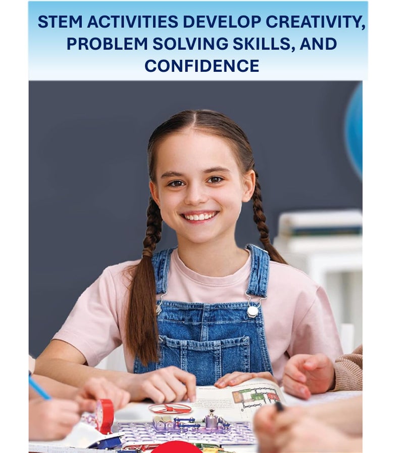 Snap Circuits Classic SC-300 Electronics Exploration Kit | Over 300 Projects | Full Color Manual Parts | STEM Educational Toy for Kids 8+ 2.3 x 13.6 x 19.3 inches - Image 4