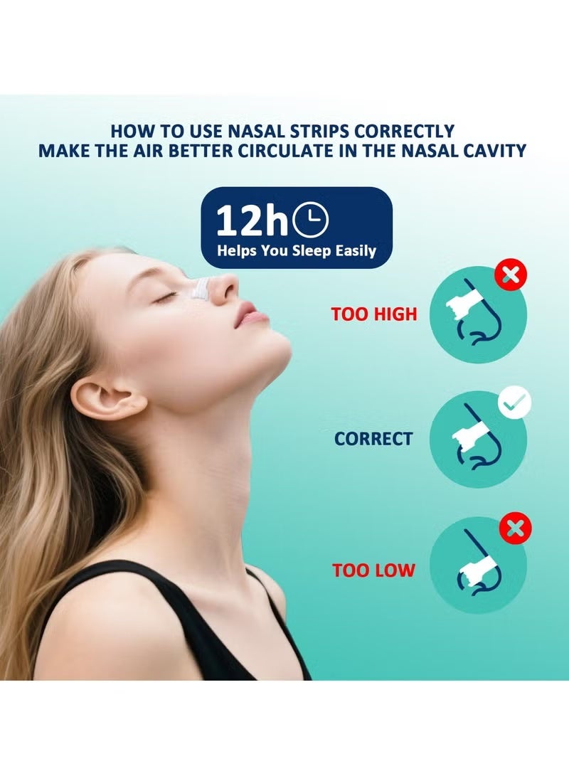 شرائط أنف شفافة فائقة القوة من بريذ رايت - ٤٤ شريطًا | خالية من الأدوية، لاصقة قوية، لمسة نهائية شفافة غير ظاهرة - Image 5