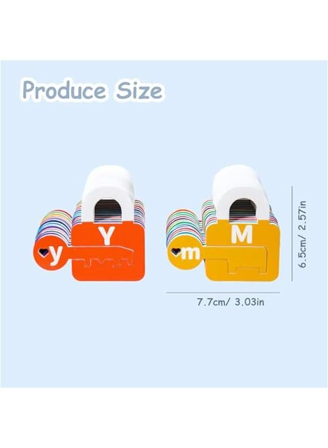 Montessori Preschool Educational Toy for Toddlers Kids Age 3 4 5 - Counting Matching Lock Key Letters Learning Activities - Image 2